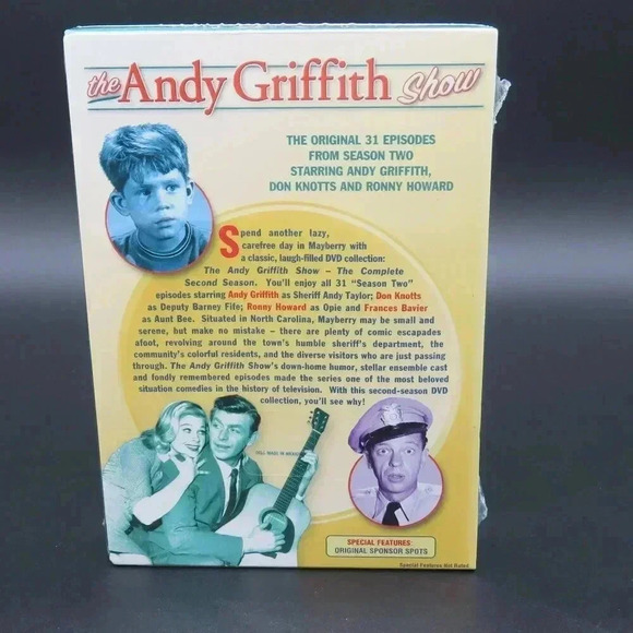 Andy Griffith Show Complete Second Season DVD Set NEW Factory Sealed The - Picture 2 of 3